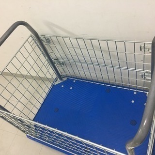 ★激安★カゴ付き台車 金網付き ゴミ出し 事務所 店舗