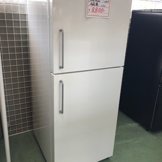 無印良品 2ドア冷蔵庫 M-R14C 137L 2007年製 中古品