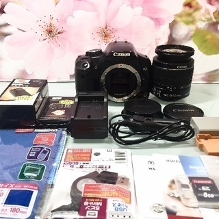 初心者おすすめ♫】canon kiss x2 IS レンズキット 豪華付属品