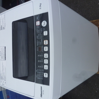 R 中古 ハイセンス 全自動洗濯機 5.5kg HW-T55A