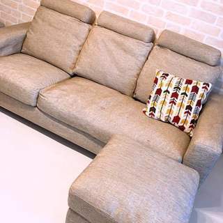 受付終了）ニトリの3人掛けカウチソファー - 家具 