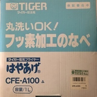 フライヤー  タイガー値下げ3000→2000