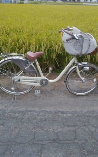 お子ちゃま乗せ付自転車取り引き予定の方決まりました。