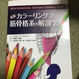 カラーリングブック筋骨格系の解剖学