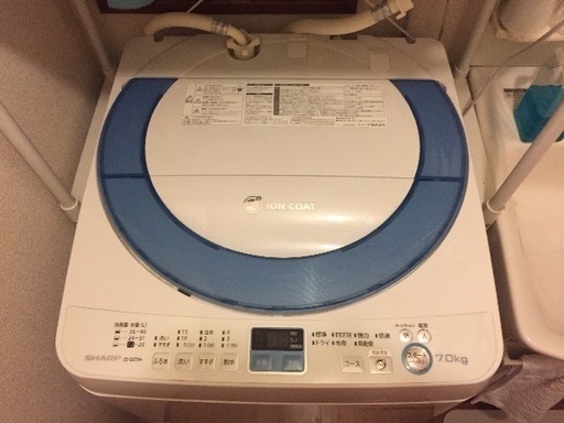 【値下げ相談可】シャープ 洗濯機 es-ge70n 中古 2014年製