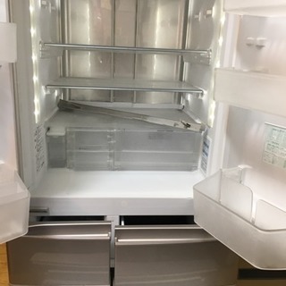 2011年製 SHARP フレンチドア 440L冷蔵庫 型番SJ-XF44T-S