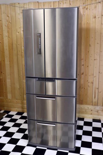 三菱 ノンフロン冷凍冷蔵庫 MR-E55P-T4 6ドア 545L フレンチドア
