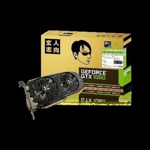 玄人志向 NVIDIA GEFORCE GTX 1060搭載 PCI-Express グラフィックボード GF-GTX1060-6GB/OC/DF 二枚