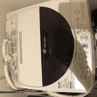 シャープ洗濯機6kg ES-GE60K