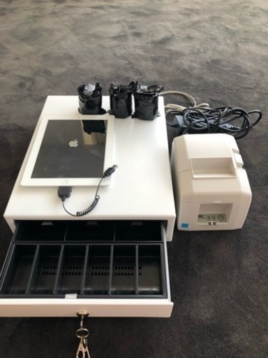 エアレジ 用 プリンターu0026キャッシュドロア(白)/値下げしました！