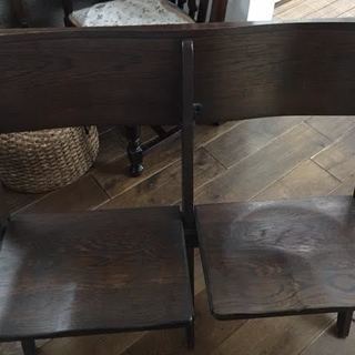 値下げしています！アンティーク家具；シネマチェア