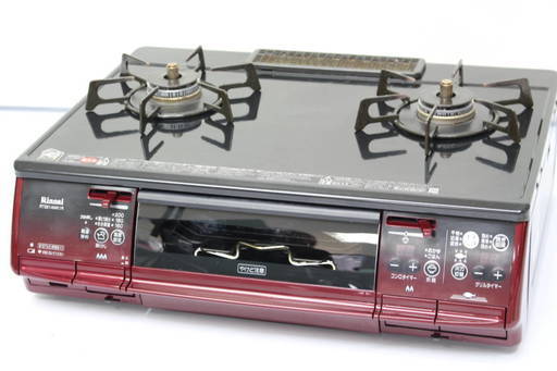 343) リンナイ ガスコンロ RTS61AWKR-L 15年製 Siセンサーコンロ グリル付きガステーブル Rinnai 都市ガス