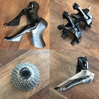 shimano シマノ DURAACE デュラエース R9100 6点セットとチェーンのおまけ