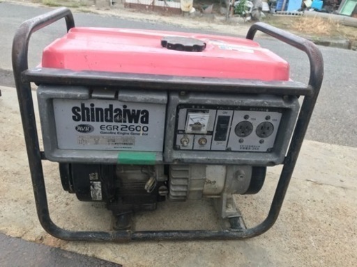 新ダイワ　エンジン発電機　動作品