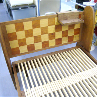 手稲リサイクル 美品 会津松本 匠 極上品 桐 スライド ベッド シングル 手作り/ハンドメイド品 ￥35,000-