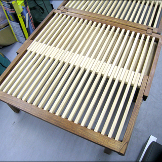 手稲リサイクル 美品 会津松本 匠 極上品 桐 スライド ベッド シングル 手作り/ハンドメイド品 ￥35,000-