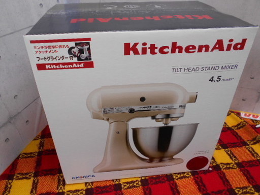 アウトレット　KitchenAid キッチンエイド スタンド ミキサー 4.5Lボウル 9KSM95WH