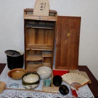 茶道具一式 桐箱入りセット 陶磁器茶碗
