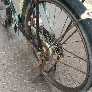 昔の自転車