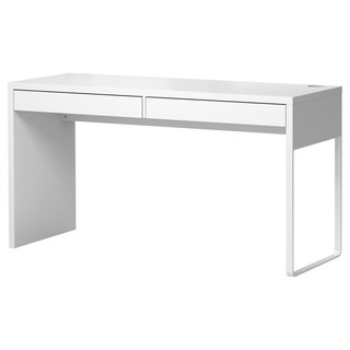 IKEA コンピューターデスク 白/ホワイト 142cm 3ヶ月のみ使用美品