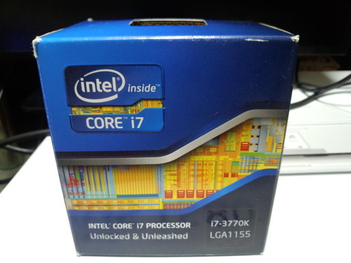 LGA1155 CPU Intel i7-3770K BOX 中古 動作確認済
