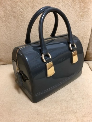 フルラ★キャンディバッグ【ブラック×ゴールド金具】