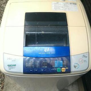 haier 2011年　洗濯機　ステンレス風乾燥　5k
