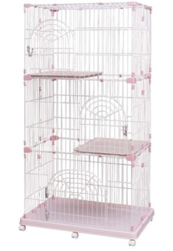 猫用三段ケージ(開封未使用品)