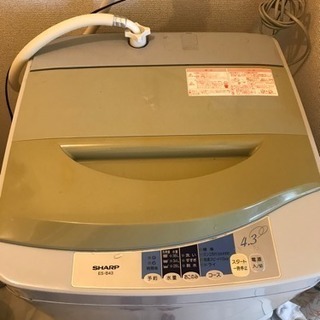 SHARP 洗濯機 4.3kg