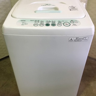 TOSHIBA　AW-305　5.0kg　洗濯機　メンテナンス動...