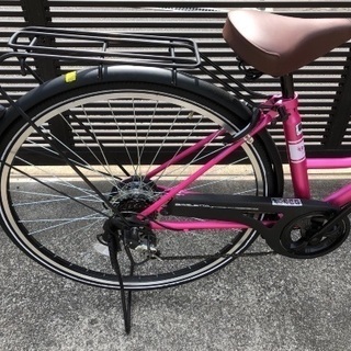 近場なら無料配送。27インチオートライト6段変速防犯登録込み15,000