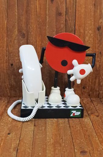 ■7UP★セブンアップ★スポッツ★アドバタイジング★電話機★ヴィンテージ★アメトイ★アメリカン雑貨★コカ・コーラ★インテリア★US