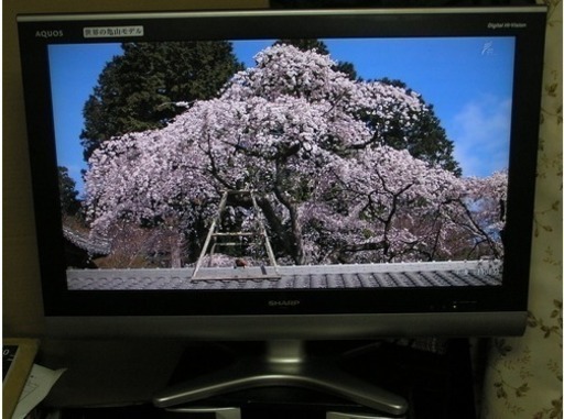 ◇取引終了 シャープ26型テレビLC-26E5 ■1週間の動作補償します。Toshiyuki Kitaデザイン☆アクオス世界の亀山モデル