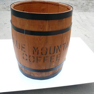 コーヒー木樽　　ガーデニング　収納ボックス