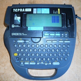 ☆テプラ・プロ TEPRA PRO SR636 ラベルプリンター...