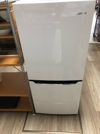 冷蔵庫 Hisense(ハイセンス)2ドア 冷凍冷蔵庫 HR-D1301 ホワイト(白系) 2015年製 単身者より引上げ 極美品 (フォー