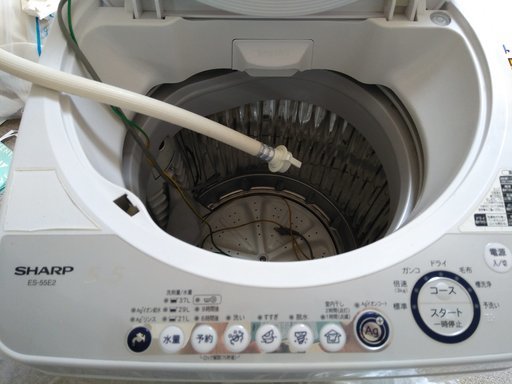 《便利な5.5kg・イオン機能つき》SHARP 洗濯機
