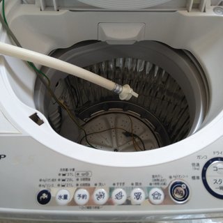 《便利な5.5kg・イオン機能つき》SHARP 洗濯機