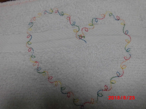 刺繍タオル２枚セット 縫ってます ぞうきんや台ふきに Tulip 柳ケ浦の掃除用具 モップ 雑巾 の中古あげます 譲ります ジモティーで不用品の処分