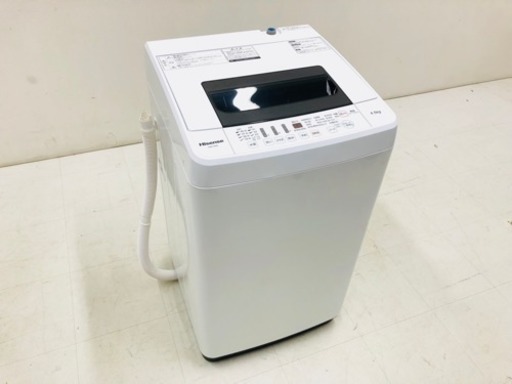 美品 2017年 ハイセンス 洗濯機 HW-T45A