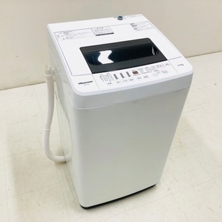 美品 2017年 ハイセンス 洗濯機 HW-T45A