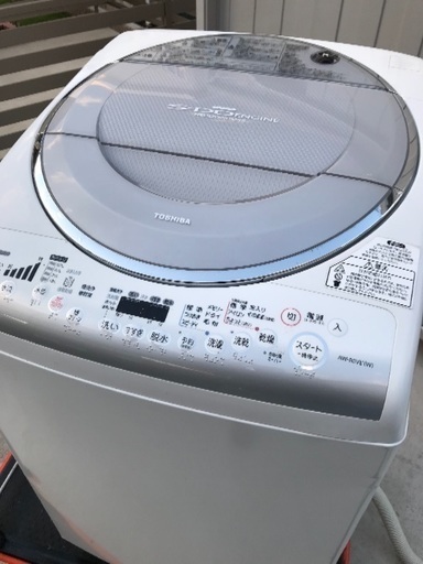 取引中。2007年製東芝洗濯乾燥機8キロ。千葉県内配送無料。設置無料。