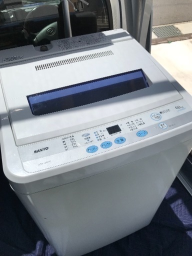 取引中。2010年製SANYO全自動洗濯機6キロ。千葉県内配送無料。設置無料。
