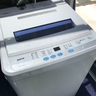 取引中。2010年製SANYO全自動洗濯機6キロ。千葉県内配送無料。