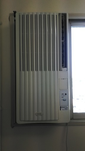 【稼働品】窓用エアコン　はめ込み式　コイズミ KOIZUMI 窓用エアコン KAW-1837 2013年製