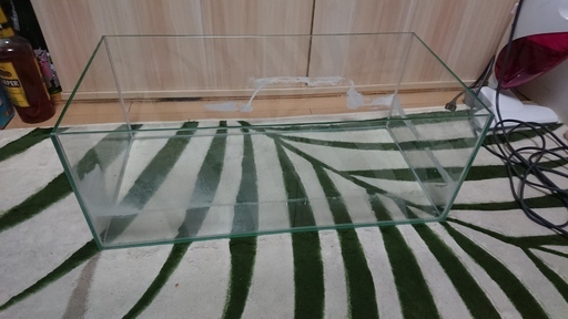 60 オールガラス水槽 角に欠けあり マスキー みずほ台のその他の中古あげます 譲ります ジモティーで不用品の処分