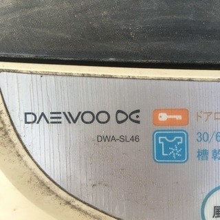 洗濯機　ジャンク（DAEWOO 4.6kg DWA-SL46）