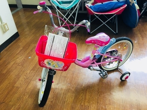 ディズニープリンセスデザイン！子供用自転車！