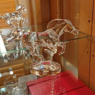 売約済み★直接引き取り限定！バカラ　オブジェ　駆ける馬★