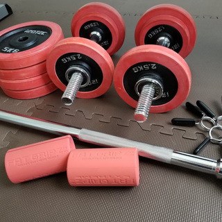 インクラインベンチ、ダンベルセット、シャフトなど筋トレセット